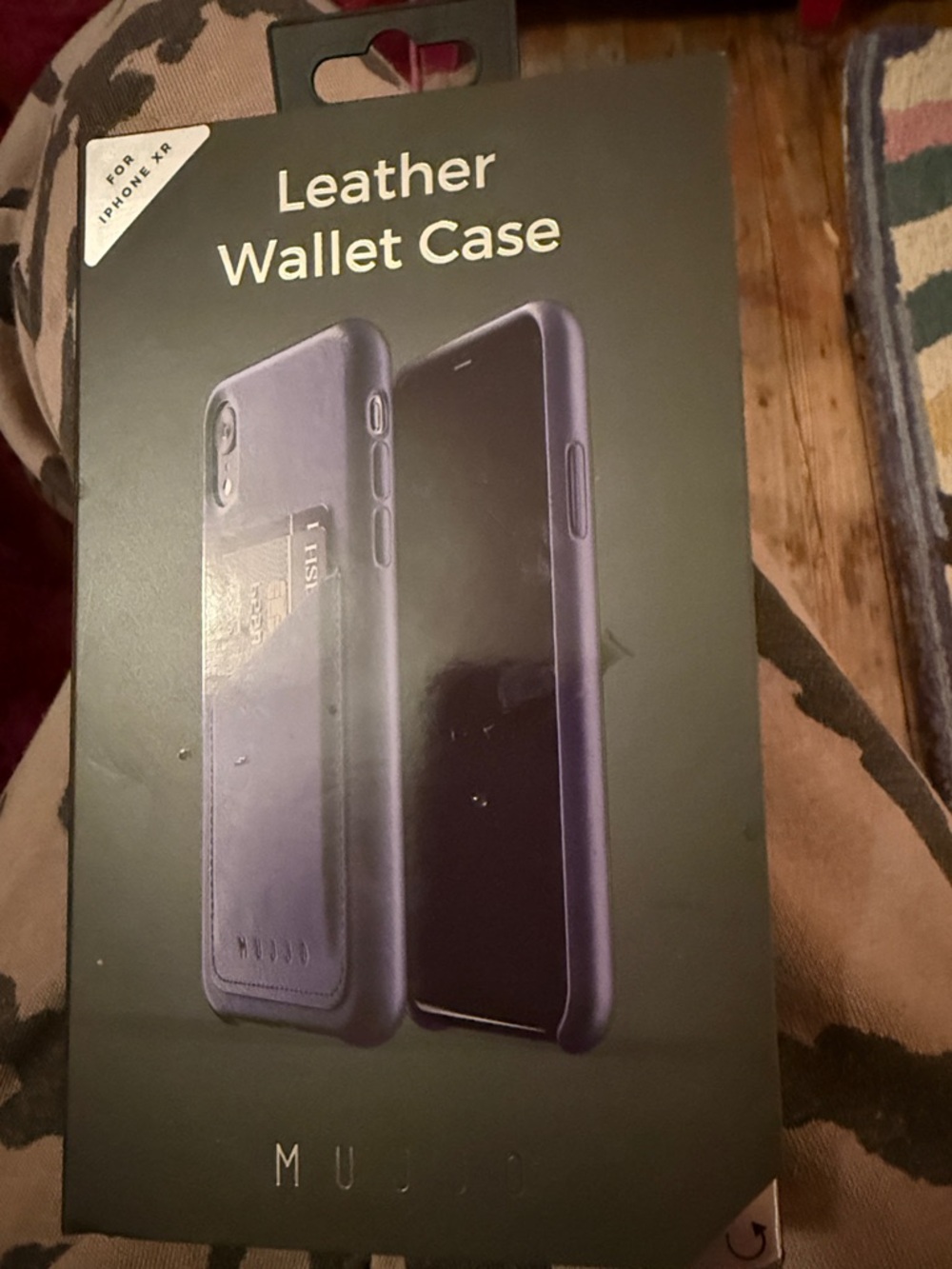 Leather Wallet Case for iPhone XR — Purple